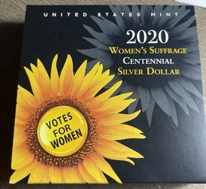 2020-P Women's Suffrage Centennial Silver Dollar US Mint Commemorative $1 OGP - Picture 1 of 3