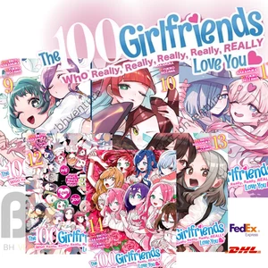 The 100 Girlfriends Who Really, Really, Love You Manga Vol.1-15 Englisch Komplett - Bild 1 von 16