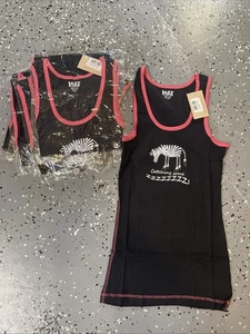 Lazy One Graphic Tank Top Womens XL Zebra Catching Some ZZZZZZ's  Reseller Lot - Picture 1 of 7