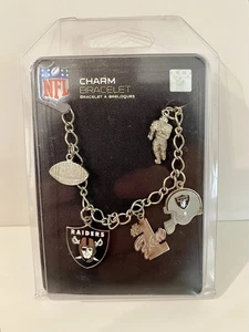 Pulsera Oakland Raiders Wincraft NFL con 5 dijes - Imagen 1 de 4