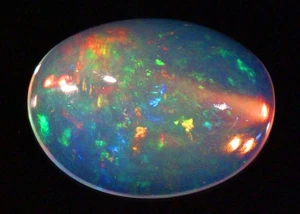 1.68 CTS_LOOSE GEMSTONE_100% NATURAL UNTREATED MULTI-COLOR FLASH SOLID WELO OPAL - Picture 1 of 3
