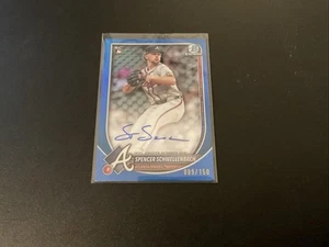 2025 Bowman Blue Refractor Auto Spencer Schwellenbach /150 CRA-SS - Bild 1 von 3