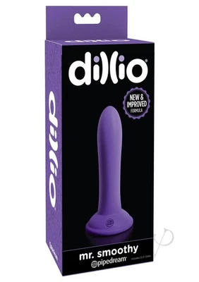  Dillio Mr. Smoothy Dildo 5in - Purple  - Image 1 of 3