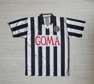 RETRO PARTIZAN BELGRADE JERSEY 1994 / 1995 ASICS SHIRT YUGOSLAVIA SIZE L SERBIA - Image 1 of 4