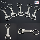 5 Pcs Electric Guitar Shape Keychain Smooth Rock & Roll Bottle Opener Beer Gift