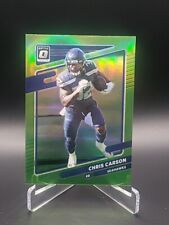 2021 Donruss Optic Chris Carson /35 Lime Green Prizm #198 - Seattle Seahawks