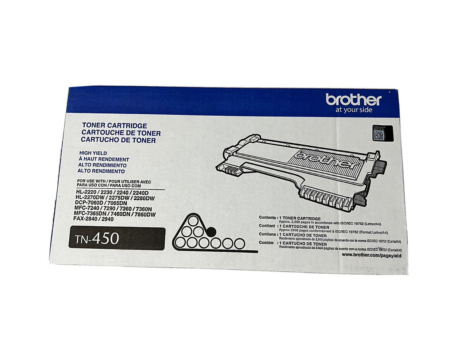 Empty LINKYO LY-TN450 Brother TN 450 