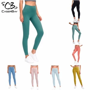 Mujer Ultra-Suave Cintura Alta Leggings Sin costuras Elastizado Calce 7/8 Delgado Delgado - Imagen 1 de 46