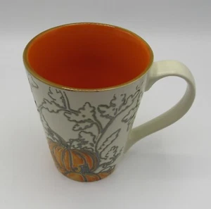 ELI & ANA GOLD PUMPKIN MUG(S) THANKSGIVING HARVEST FALL NEW - Picture 1 of 15