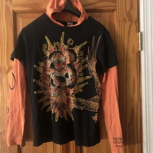 Vintage Don Ed Hard HOLYYWOOD Hoodie SKULL KIDS L Large - Picture 1 of 6