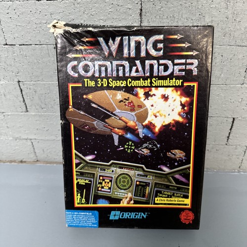 Wing Commander 1990 Origin IBM PC 5.25”Big Box Complete | eBay