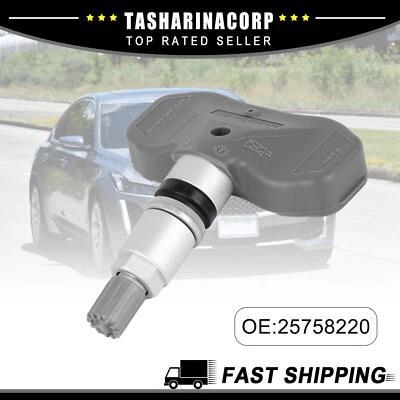 1/lote Sensor de Pressão dos Pneus TPMS Substitua 25758220 Compatível com Cadillac XLR 2004-2009 - Imagem 1 de 4