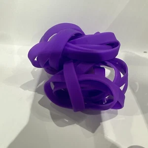 Purple Bulk Wrist Band For Party , Kids Party , Adult ‘s Party , Valentines - Picture 1 of 4