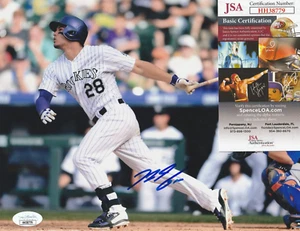 NOLAN ARENADO COLORADO ROCKIES JSA AUTHENTICATED ACTION SIGNED 8x10 - Picture 1 of 1