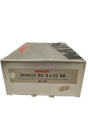 MINOX BD 8X32 BR BINOCULAR Black. (NIB) - Image 1 of 4