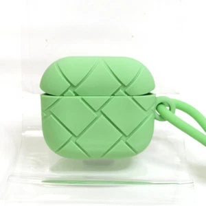 BOTTEGAVENETA Earphone/headphone case airpods case 710142 silicon Green - Zdjęcie 1 z 6