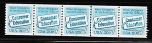 PNC5 Scott #2005--Plate #4, 20c Consumer Education, VF MNH Cat $40.00 - Picture 1 of 1