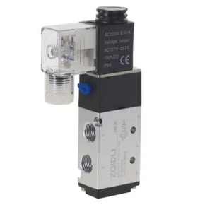 Pneumatic Electric Solenoid Valve 4V210-08 AC220V Control Air Gas Magnetic Valve - Imagen 1 de 4