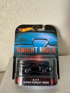 2013 Hot Wheels Retro Entertainment Knight Rider K.I.T.T Super Pursuit Mode A60 - Picture 1 of 1