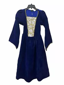 Smiffys Dress Girls 10-12 Years Blue Fancy Dress Up Tudor Princess Girl Costume - Picture 1 of 12