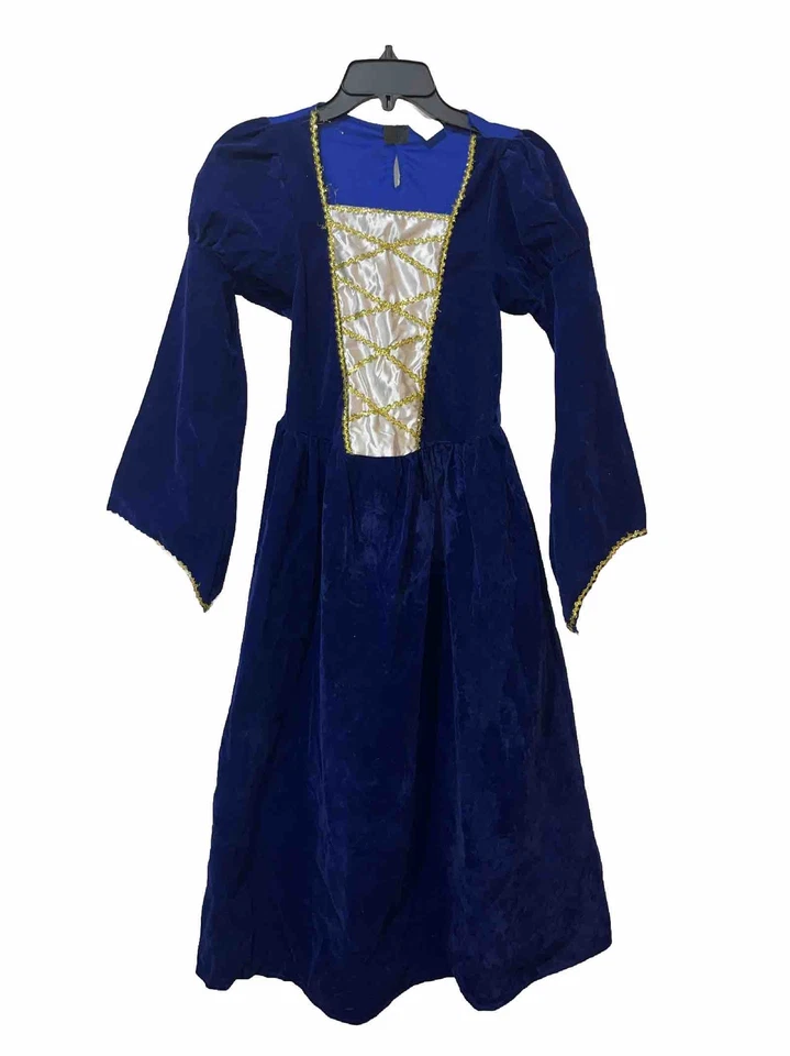 Vestido Disfraz Smiffys Niñas 10-12 Años Azul Elegante Vestido Tudor Princesa Niña Foto 1 de 4