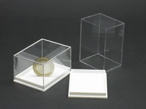 Rechteckdose. Klarsichtdose. Präsentdose aus Kunststoff - Polystyrol.10 Stück. - Bild 1 von 3