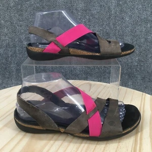 Sandali Keen donna 7,5 slingback marrone rosa slip on casual comodi punta aperta - Foto 1 di 16