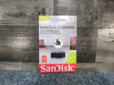 SanDisk Extreme 128GB OTG USB Android Smartphone Flash Drive - Image 1 of 4