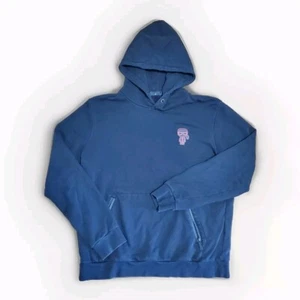 Karl Lagerfeld Paris Karltoon Black Hoodie Medium Unisex Rare Used Pullover - Picture 1 of 13
