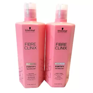 Schwarzkopf FIBRE CLINIX Fortify shampoo e balsamo set 33,8 once - Foto 1 di 1