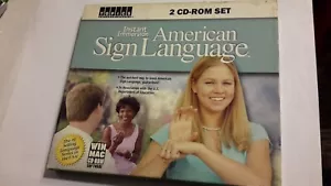Instant Immersion American Sign Language 2 CD-ROM Set (Windows/Mac, 2001) - Picture 1 of 4