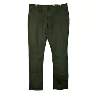 Empyre Skeletor Skinny Jeans Grunge Skater Hose Herren Gr. 30 Army Grün Stretch - Bild 1 von 11
