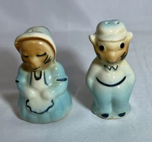 Coppia scoiattolo antropomorfo vintage shaker sale e pepe ceramica Trevewood - Foto 1 di 7