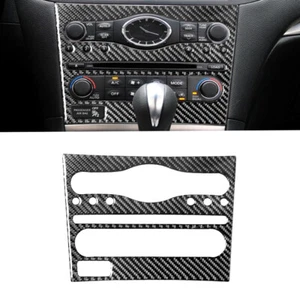 For Infiniti G37 Sedan 10-13 Carbon Fiber Console Radio Control Panel Trim Cover - Picture 1 of 10