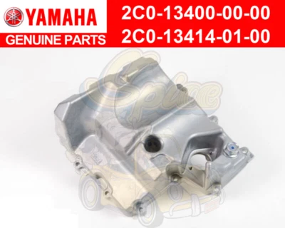 Yamaha 2006-2020 YZF-R6 YZFR6 CÁRTER DE ACEITE GENUINO CON CUBIERTA DE FILTRO DE JUNTA Foto 1 de 2