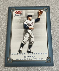 2004 Fleer Greats Platinum Blue #24 Harmon Killibrew Twins /500 - Picture 1 of 2