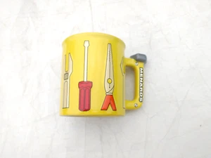 MENARDS Yellow Coffee Mug Cup W/ Raised 3D Tools Pliers Wrench Screwdriver 2024 - Picture 1 of 4