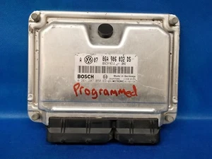 PROGRAMMED PLUG PLAY 01 VW JETTA 2.0 MTX MODULE ECU ECM 06A906032DS 0261207080 - Picture 1 of 12