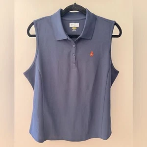 Polo deportivo de golf personalizado GREG NORMAN Play Dry negro sin mangas rendimiento XL - Imagen 1 de 7