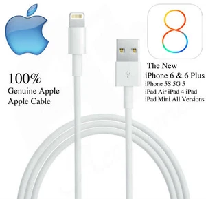 GENUINE Apple Sync Charger USB Data Cable For iPad  iPhone 13 12 11 XR XS 7 SE2 - Picture 1 of 1