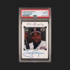 1998 Sp Authentic Tony Gwynn Chirography Auto Psa 8