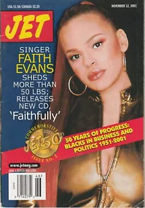 JET MAGAZINE NOVEMBER 12, 2001 "FAITH EVANS" - Imagen 1 de 1