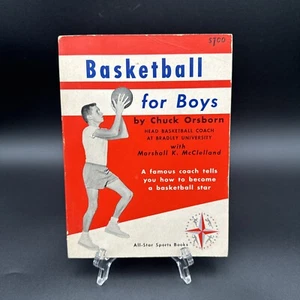 1960 BASKETBALL FOR BOYS PB BOOK CHUCK ORSBORN TRAINING ALL-STAR 1960 - Picture 1 of 5
