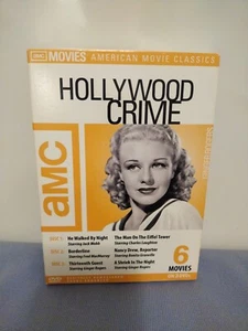 AMC Hollywood Crime 6 Movies (3-DVD Set, 2004) Crime / Investigation - Picture 1 of 13