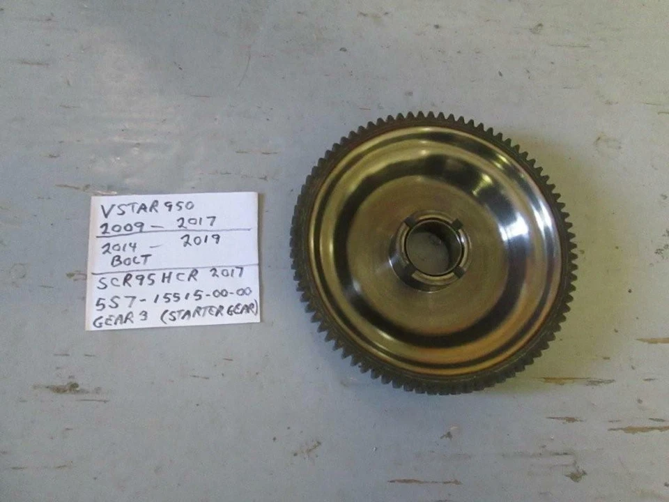 Yamaha V-Star 950 arranque ralentí engranaje 3 Foto 1 de 4