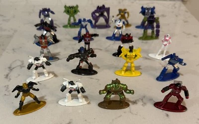 Transformers DIE-CAST METAL Nano Figures 1.65" Tall Total Of 21 Figures - Image 1 of 4