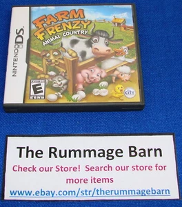 FARM FRENZY ANIMAL COUNTRY ----- NINTENDO DS Game with CASE / MANUAL - Picture 1 of 2
