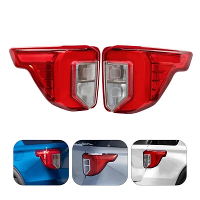 Halogen Tail Lights Taillamps Rear Pair Set For 2020 2021 2022 Ford Explorer New Foto 1 de 4