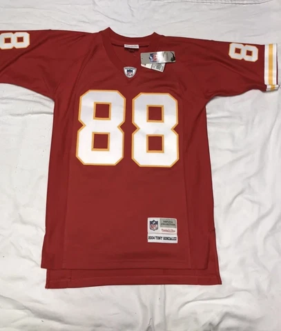 Authentic NFL Kansas City Chiefs Mitchell & Ness Tony Gonzalez Jersey Red SMALL Cover