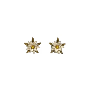 MICHAEL MICHAUD EDELWEISS LARGE POST EARRINGS 3810 BZ - Picture 1 of 2